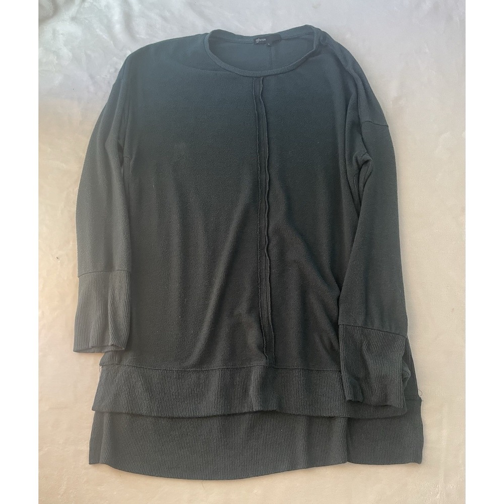 Gibson Size Large Woman's Green Long Sleeve Top